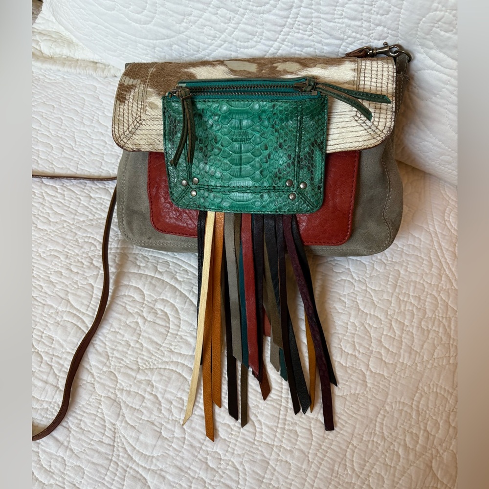 Jerome Dreyfuss Lucien bag in a multicolored crossbody style - Picture 2 of 9